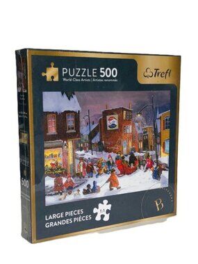 Canadian Artist 500 Large Piece Puzzle - Carriage  by P. Paquin New In Box